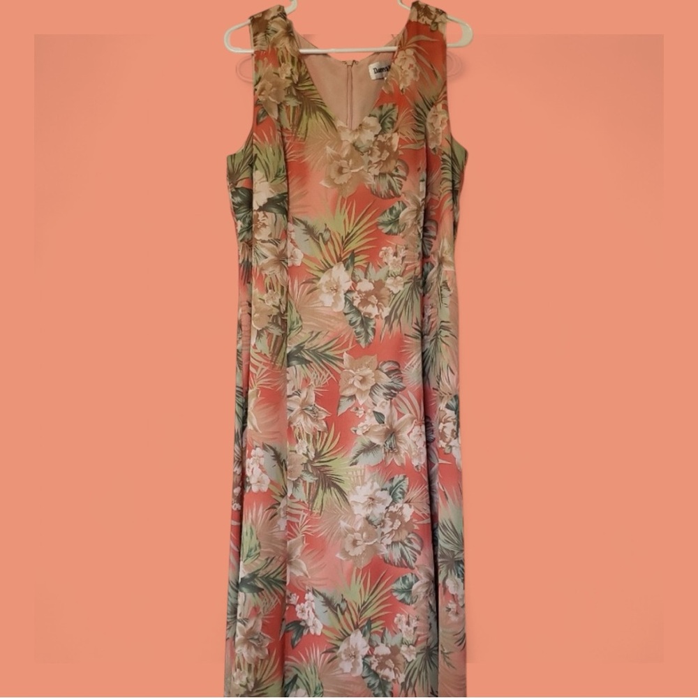 Pretty Floral Sheath Dress SZ 16 NWOT